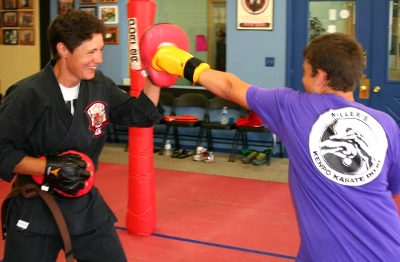 Kumite footwork drill